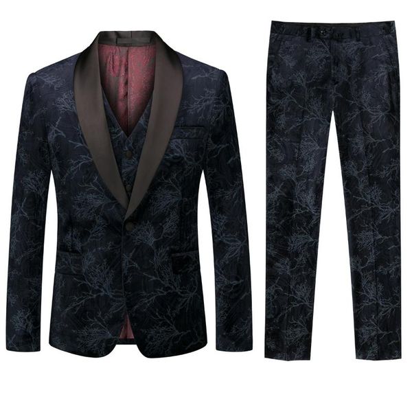 men's suits & blazers green fruit collar suit, slim-fit velvet printed suit three-piece youth business dress jacket, White;black
men's suits & blazers green fruit collar suit, slim-fit velvet printed suit three-piece youth business dress jacket, White;black