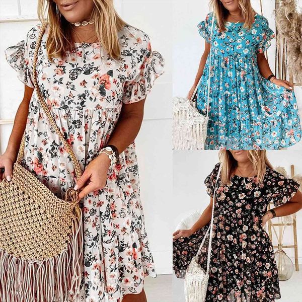 casual loose flowers print all women dresses match short sleeve summer bohemian ropa mujer vetements robe ete, Black;gray
casual loose flowers print all women dresses match short sleeve summer bohemian ropa mujer vetements robe ete, Black;gray