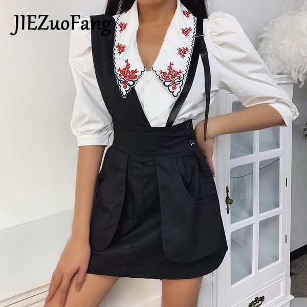 skirts jiezuofang summer high waist suspender skirt for women gothic style punk harajuku belt streetwear cross pocket female, Black
skirts jiezuofang summer high waist suspender skirt for women gothic style punk harajuku belt streetwear cross pocket female, Black