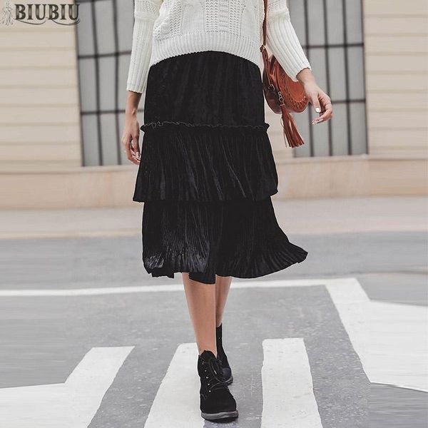 skirts biubiu casual women pleated high waist solid black cupcake corduroy autumn midi party skirt woman streetwear
skirts biubiu casual women pleated high waist solid black cupcake corduroy autumn midi party skirt woman streetwear