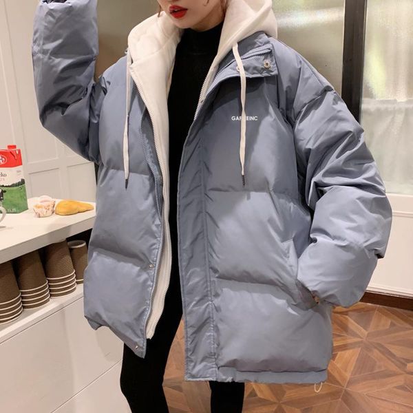 women's jackets winter coat women hooded korean fashion long sleeve zipper bread loose thick cotton padded jacket female overcoat, Black;brown
women's jackets winter coat women hooded korean fashion long sleeve zipper bread loose thick cotton padded jacket female overcoat, Black;brown
