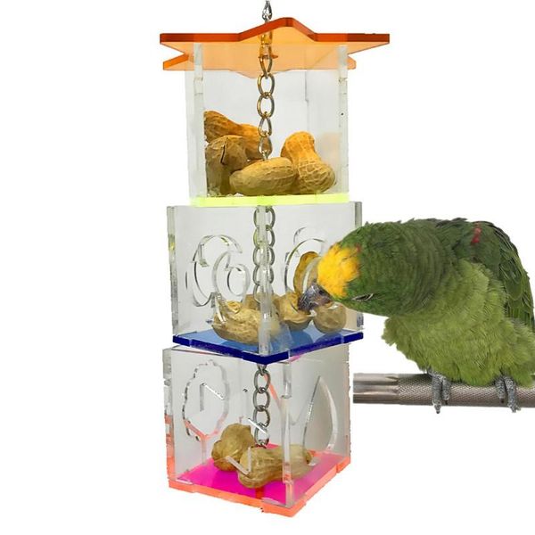 other bird supplies parrot hanging chewing feeding toy, 3 layer transparent food feeder holder forage star shaped box cage toy 2021
other bird supplies parrot hanging chewing feeding toy, 3 layer transparent food feeder holder forage star shaped box cage toy 2021
