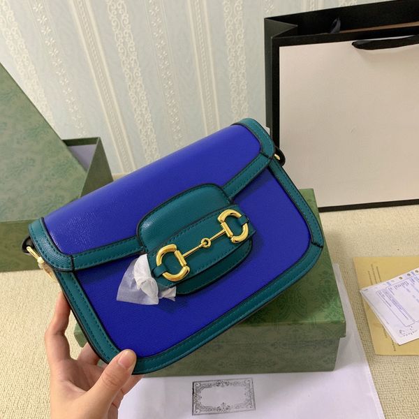 2021 latest color matching messenger bag horsebit fashion simple ladies shoulder bags luxurys designers purse high-quality leather pocket
2021 latest color matching messenger bag horsebit fashion simple ladies shoulder bags luxurys designers purse high-quality leather pocket