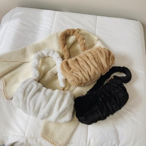 evening bags women fashion pleated shoulder bag autumn winter plush pure color underarm female casual handbag girls square
evening bags women fashion pleated shoulder bag autumn winter plush pure color underarm female casual handbag girls square
