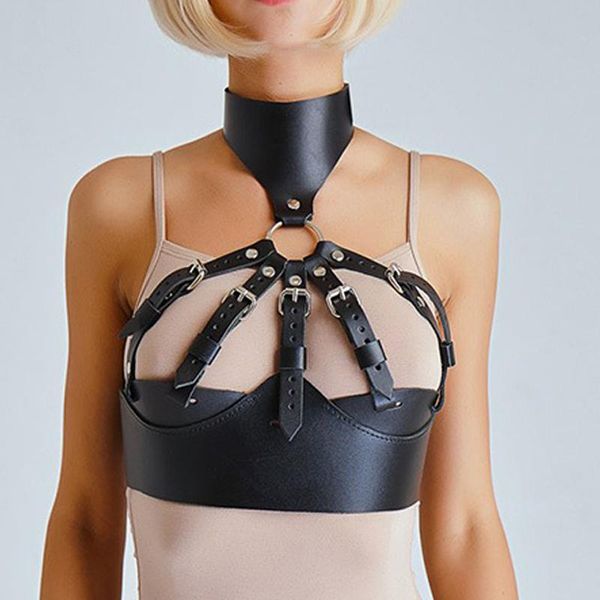 belts 2021 women suspenders leather harness belt body bondage cage gothic garter lingerie harajuku, Black;brown
belts 2021 women suspenders leather harness belt body bondage cage gothic garter lingerie harajuku, Black;brown