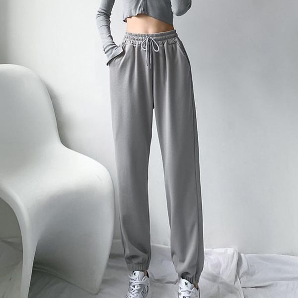 women's pants & capris fashion solid colors sports pocket loose drawstring high waist trousers casual long sweatpants pantalones mujer#, Black;white
women's pants & capris fashion solid colors sports pocket loose drawstring high waist trousers casual long sweatpants pantalones mujer#, Black;white