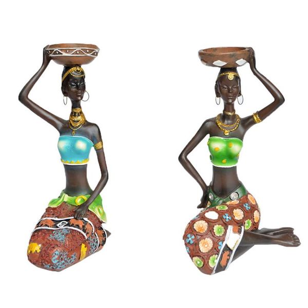 2pcs/set african women resin statue candlestick craft dinner table romantic candle holder wedding gift home decor sculpture holders
2pcs/set african women resin statue candlestick craft dinner table romantic candle holder wedding gift home decor sculpture holders