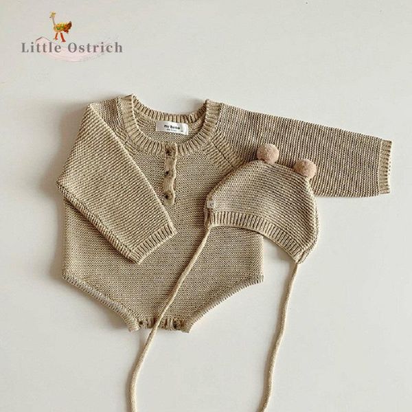 rompers baby boy girl cotton knitted romper cap infant toddler jumpsuit long sleeve spring autumn knitwear outfit clothes 0-2y, Blue
rompers baby boy girl cotton knitted romper cap infant toddler jumpsuit long sleeve spring autumn knitwear outfit clothes 0-2y, Blue