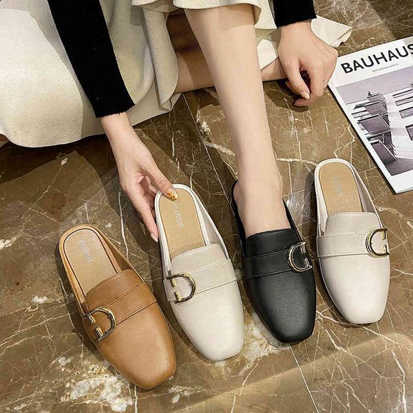 sandals women will see outdoors wear lazy muller style fashion in the slipper of low heel crutches lady metal decoration women shoes ek9l, Black
sandals women will see outdoors wear lazy muller style fashion in the slipper of low heel crutches lady metal decoration women shoes ek9l, Black