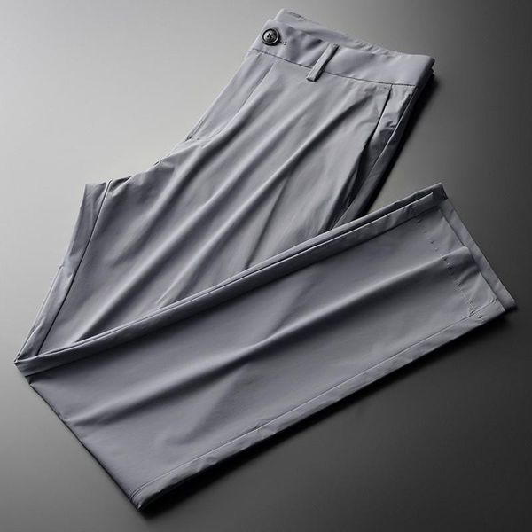 mens summer grey breathable stretch silky thin male pants fashion slim fit business men's trousers, Black
mens summer grey breathable stretch silky thin male pants fashion slim fit business men's trousers, Black