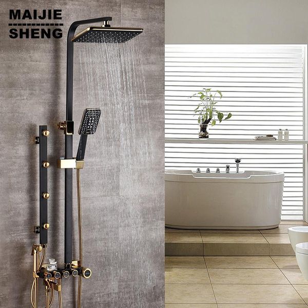 four function shower faucet bathtub bathroom luxury black golden mixer with bidet antique gold set sets
four function shower faucet bathtub bathroom luxury black golden mixer with bidet antique gold set sets