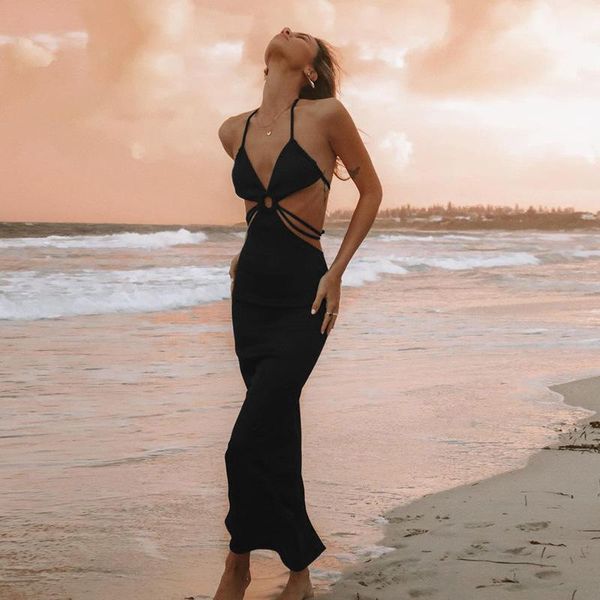 casual dresses women y2k rib knit halter dress summer solid color v-neck tie-up hollow out mermaid beach sundress party club wear, Black;gray
casual dresses women y2k rib knit halter dress summer solid color v-neck tie-up hollow out mermaid beach sundress party club wear, Black;gray