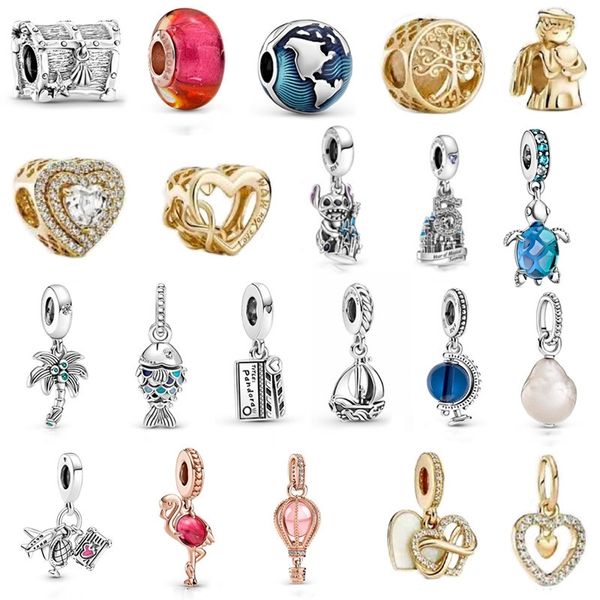 100% 925 sterling silver ocean charm pendant castle pink air balloon glass beads fit pandora bracelets & bangle jewelry, White
100% 925 sterling silver ocean charm pendant castle pink air balloon glass beads fit pandora bracelets & bangle jewelry, White