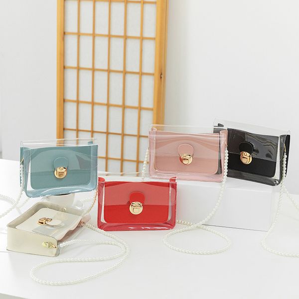 women's 2021 new long pearl shoulder strap transparent contrast color buckle small square mobile phone gift bag
women's 2021 new long pearl shoulder strap transparent contrast color buckle small square mobile phone gift bag