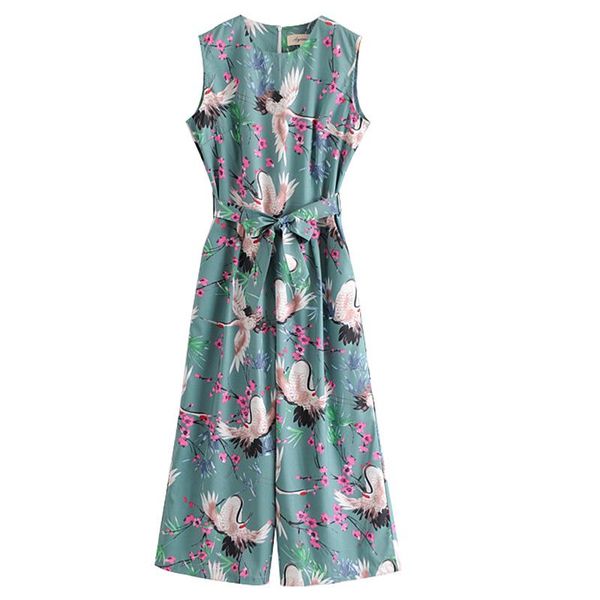 womens jumpsuits rompers women jumpsuit 2021 summer sleeveless printing fashion seven points wide leg pants female onesies with belt a213, Black;white
womens jumpsuits rompers women jumpsuit 2021 summer sleeveless printing fashion seven points wide leg pants female onesies with belt a213, Black;white