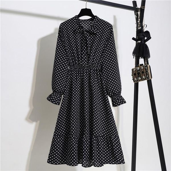 vintage floral print dress women summer spring korean bow elegant a line office party cute midi chiffon dresses vestidos casual, Black;gray
vintage floral print dress women summer spring korean bow elegant a line office party cute midi chiffon dresses vestidos casual, Black;gray