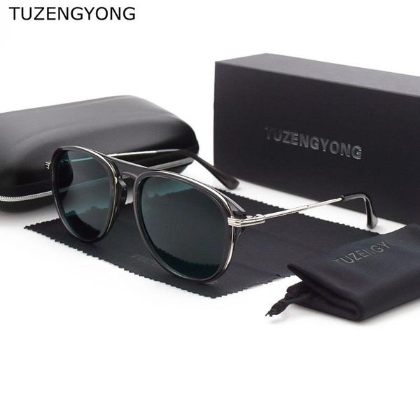 sunglasses tuzengyong vintage polarized men brand designer women oval alloy + plastic frame uv400 sun glasses, White;black
sunglasses tuzengyong vintage polarized men brand designer women oval alloy + plastic frame uv400 sun glasses, White;black