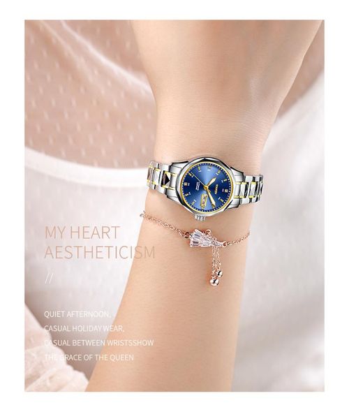 wristwatches guanqin women watch japan mechanical movement automatic tungsten steel waterproof watches date week montre femme, Slivery;brown
wristwatches guanqin women watch japan mechanical movement automatic tungsten steel waterproof watches date week montre femme, Slivery;brown