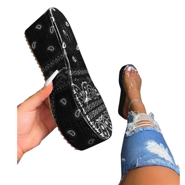 pvc transparent slipper female platform shoes summer women clear slides thick bottom fat sandals for flip flops slippers, Black
pvc transparent slipper female platform shoes summer women clear slides thick bottom fat sandals for flip flops slippers, Black