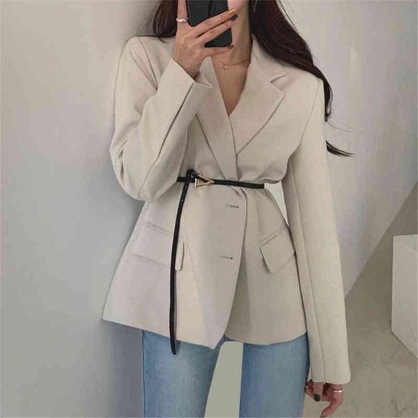 fashion slim belt autumn formal plus size slender loose elegant office lady chic women all match blazers female 210421, White;black
fashion slim belt autumn formal plus size slender loose elegant office lady chic women all match blazers female 210421, White;black