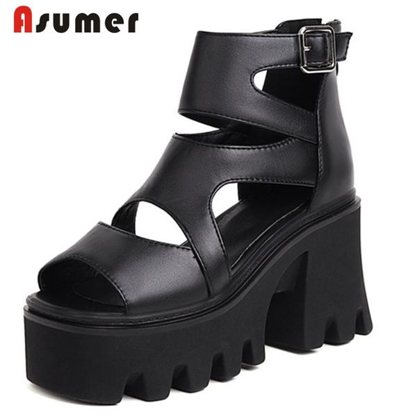 sandals asumer 2021 fashion gladiator shoes women hollow out buckle punk casual high heels platform woman, Black
sandals asumer 2021 fashion gladiator shoes women hollow out buckle punk casual high heels platform woman, Black
