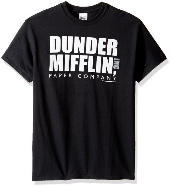 men's t-shirts t-lÃnea para la oficina de serie televisión dunder mifflin logotipo-negro camiseta, White;black
men's t-shirts t-lÃnea para la oficina de serie televisión dunder mifflin logotipo-negro camiseta, White;black