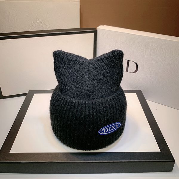 hat girl autumn winter cat ear wool sweet and lovely knitting hat versatile letter headgear, Yellow
hat girl autumn winter cat ear wool sweet and lovely knitting hat versatile letter headgear, Yellow