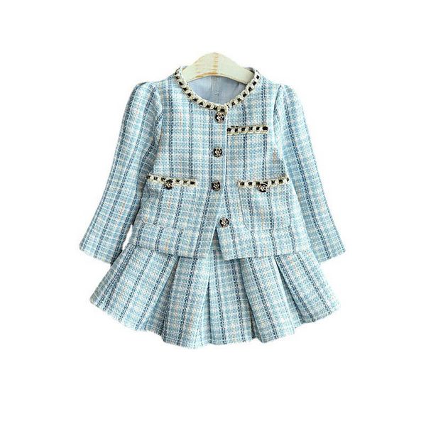 girls sweater sets kids clothing baby clothes outfits autumn winter woolen coat plaid pleated skirt 2pcs b8357, White
girls sweater sets kids clothing baby clothes outfits autumn winter woolen coat plaid pleated skirt 2pcs b8357, White