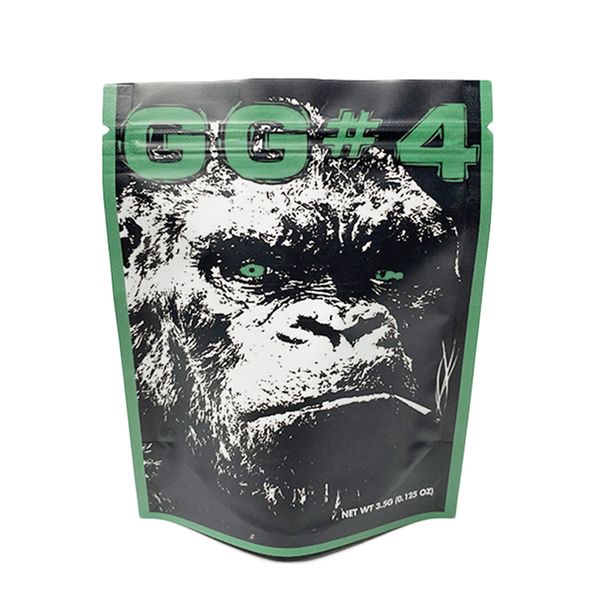 gorilla gg#4 premium 3.5g empty bag 4*5 smell proof resealable cookies mylar bags zip lock stand up packaging food grade plastic transparent
gorilla gg#4 premium 3.5g empty bag 4*5 smell proof resealable cookies mylar bags zip lock stand up packaging food grade plastic transparent