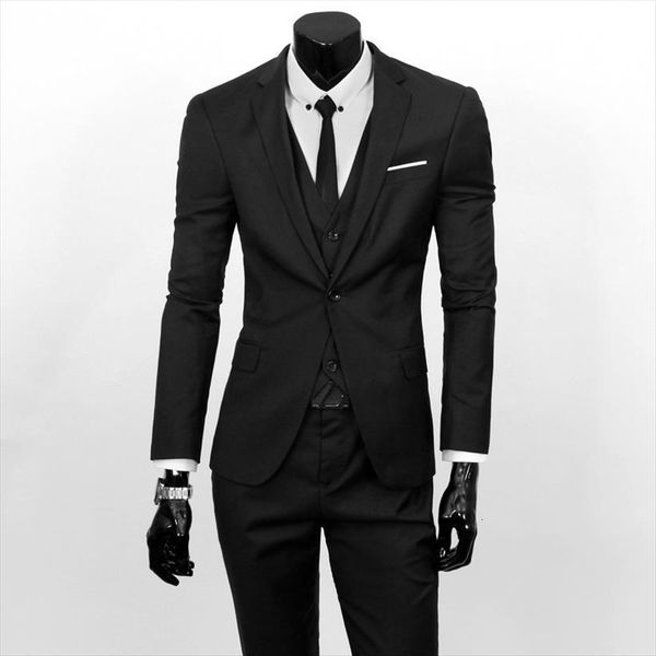 blazer thin dress suits men tracksuit fashion clothes slim fit male clothing set jacket pants vest 3pcs, Gray
blazer thin dress suits men tracksuit fashion clothes slim fit male clothing set jacket pants vest 3pcs, Gray