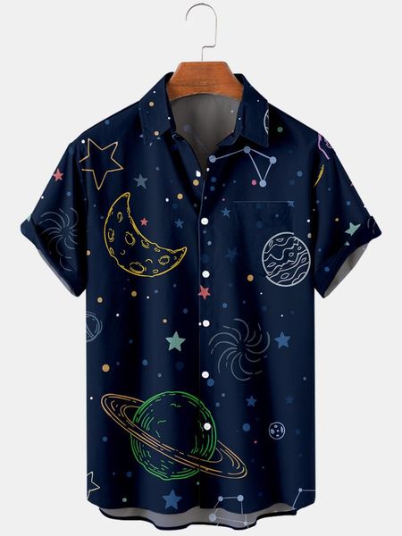 men's casual shirts 2021 autumn christmas moon 3d digital printing short-sleeved shirt, White;black
men's casual shirts 2021 autumn christmas moon 3d digital printing short-sleeved shirt, White;black