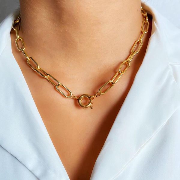 chains fanshin punk simple gold color choker link chain necklace for women men party fashion pendant necklaces 2021 trend jewelry gifts, Silver
chains fanshin punk simple gold color choker link chain necklace for women men party fashion pendant necklaces 2021 trend jewelry gifts, Silver