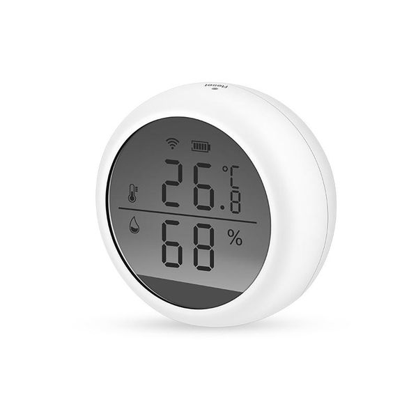 for tuya zigbee 3.0 smart home security alarm device temperature sensor wifi wireless humidity with led screen display desk & table clocks
for tuya zigbee 3.0 smart home security alarm device temperature sensor wifi wireless humidity with led screen display desk & table clocks