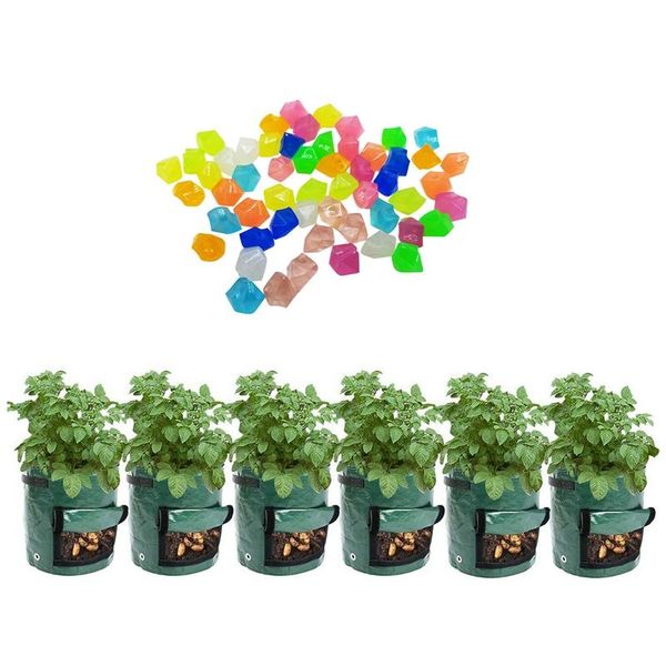 6pc 7 gallon potato grow bags,plant bags,growing bags & 300x glowing rocks in the dark, outdoor decoration, garden lawns decorations
6pc 7 gallon potato grow bags,plant bags,growing bags & 300x glowing rocks in the dark, outdoor decoration, garden lawns decorations