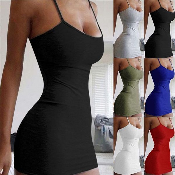 camisole mini plus size bodycon women dresses vestidos summer low cut sleeveless solid color party club, Black;gray
camisole mini plus size bodycon women dresses vestidos summer low cut sleeveless solid color party club, Black;gray