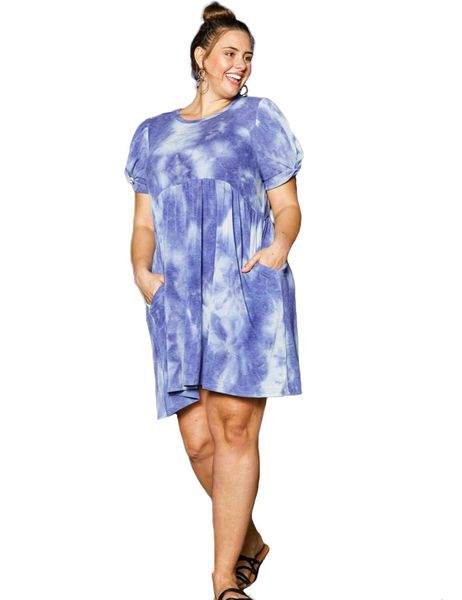 summer est big size 2xl-6xl women tie-dye es casual lady's o-neck pleates short sleeve pockets loose mini, White;black
summer est big size 2xl-6xl women tie-dye es casual lady's o-neck pleates short sleeve pockets loose mini, White;black
