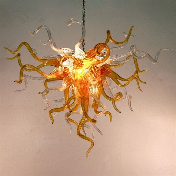 modern hand blown glass pendant lamps led bulbs amber and clear 24 by 36 inches murano chandelier living room bedroom art decor for sale
modern hand blown glass pendant lamps led bulbs amber and clear 24 by 36 inches murano chandelier living room bedroom art decor for sale