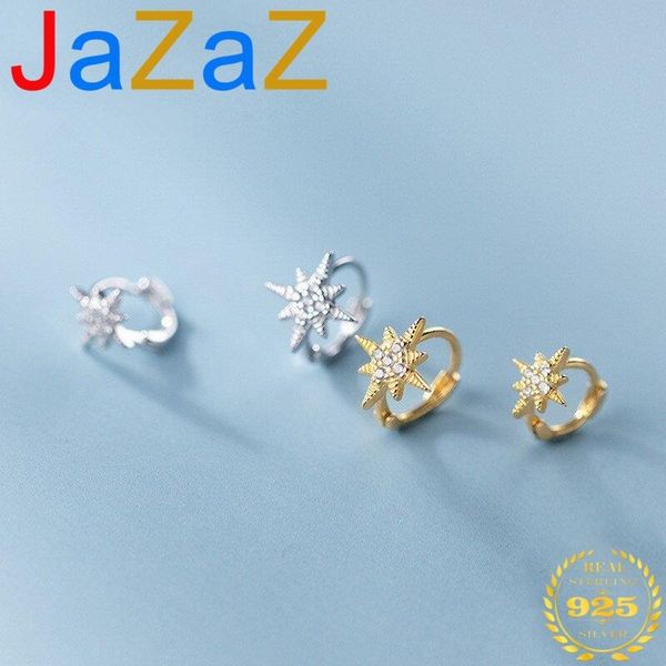 hoop & huggie a00212 jazaz ashion real 925 sterling silver pavé zircon light star ear buckle for women korean party wedding jewelry earrings, Golden;silver
hoop & huggie a00212 jazaz ashion real 925 sterling silver pavé zircon light star ear buckle for women korean party wedding jewelry earrings, Golden;silver