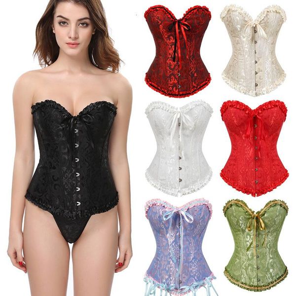 women's shapers women slimming waist trainer bustier corsets gothic lace up binders and overbust body shapewear, Black;white
women's shapers women slimming waist trainer bustier corsets gothic lace up binders and overbust body shapewear, Black;white