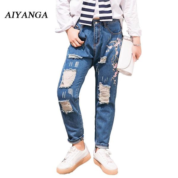 fashion hole embroidery jeans women plus size loose denim pants casual harem trousers female spring summer ladies women's, Blue
fashion hole embroidery jeans women plus size loose denim pants casual harem trousers female spring summer ladies women's, Blue