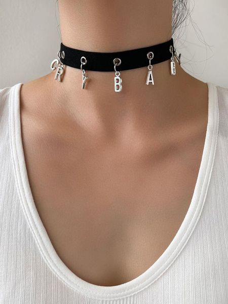 chokers stillgirl one piece goth punk silver color crybaby necklace for women streetwear leather female emo fashion choker jewelry, Golden;silver
chokers stillgirl one piece goth punk silver color crybaby necklace for women streetwear leather female emo fashion choker jewelry, Golden;silver