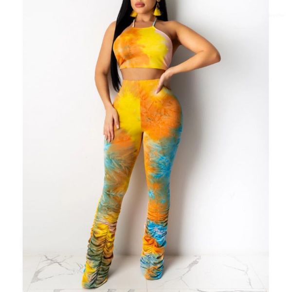 women's tracksuits 2021 women backless tie-dye casual set sleeveless crop + long pants two pieces skinny nightclub tracksuit, Gray
women's tracksuits 2021 women backless tie-dye casual set sleeveless crop + long pants two pieces skinny nightclub tracksuit, Gray