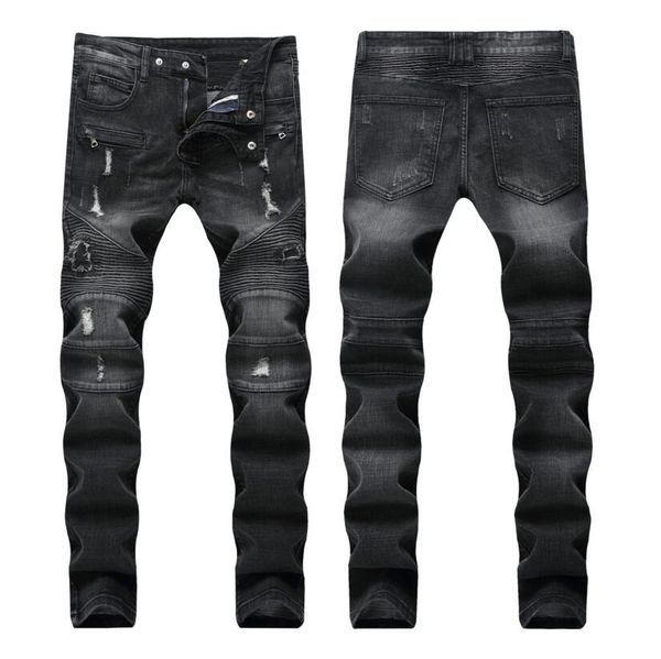 classic black gray color fashion mens jeans slim fit denim motor homme pants kg-21, Blue
classic black gray color fashion mens jeans slim fit denim motor homme pants kg-21, Blue