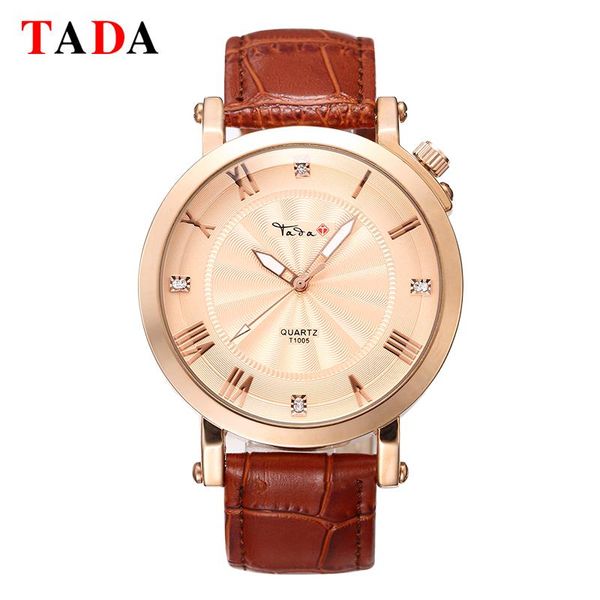 wristwatches mens tada quartz hour clock 30m waterproof swimming fashion diamond genuine leather women watches, Slivery;brown
wristwatches mens tada quartz hour clock 30m waterproof swimming fashion diamond genuine leather women watches, Slivery;brown
