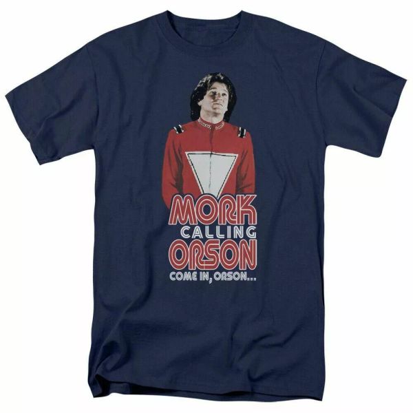 mork and mindy come in orson t shirt mens licensed classic tv show navy, White;black
mork and mindy come in orson t shirt mens licensed classic tv show navy, White;black