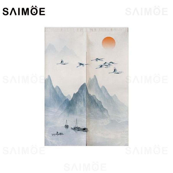 curtain & drapes chinese style mountain ink linen door noren restaurant kitchen bedroom curtains home decor customizable
curtain & drapes chinese style mountain ink linen door noren restaurant kitchen bedroom curtains home decor customizable