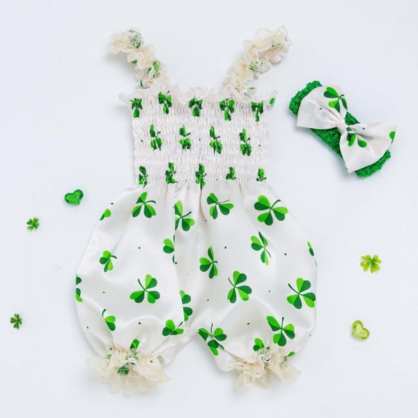 clothing sets summer cute baby romper with headband toddler boy girls st. patrick's day sleeveless jumpsuit clothes infant, White
clothing sets summer cute baby romper with headband toddler boy girls st. patrick's day sleeveless jumpsuit clothes infant, White