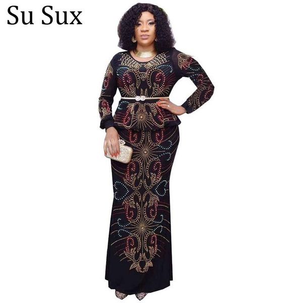 ethnic clothing sequins maxi dress african clothes for women robe o neck waist long belt africa veatidos female, Red
ethnic clothing sequins maxi dress african clothes for women robe o neck waist long belt africa veatidos female, Red