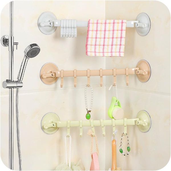 hangers & racks suction cup rotating towel rack, 6 hook racks, multifunctional bathroom kitchen utensils tool rack
hangers & racks suction cup rotating towel rack, 6 hook racks, multifunctional bathroom kitchen utensils tool rack
