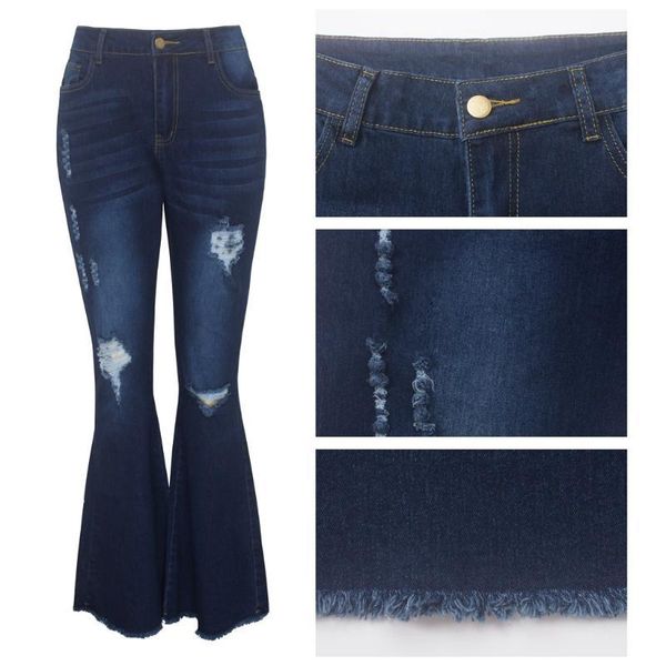 women's jeans street fashion denim flare pants women retro ripped wide leg trousers lady casual bell-bottoms pant female jhy5, Blue
women's jeans street fashion denim flare pants women retro ripped wide leg trousers lady casual bell-bottoms pant female jhy5, Blue